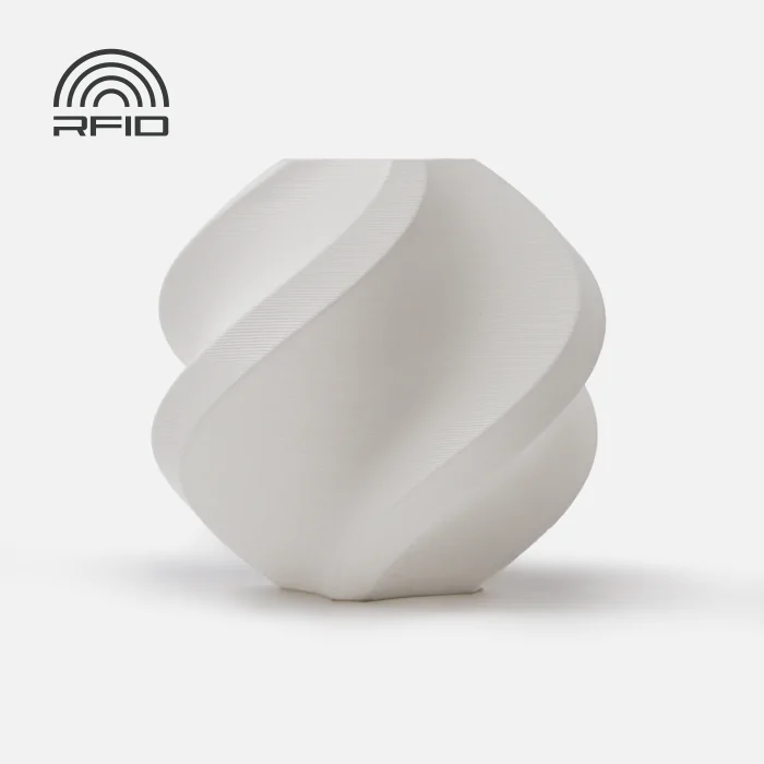 Bambu PLA Refill (10100) пластик без котушки для 3D-принтера 1.75mm 1кг Нефритово-білий